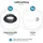 ledscom.de FERE Einbaurahmen 2er Pack schwarz matt