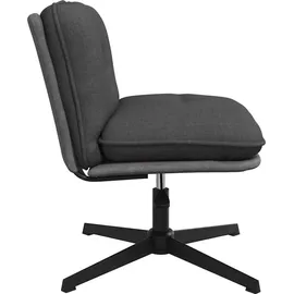 vidaXL Bürostuhl Stoff Dunkelgrau