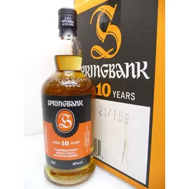 Springbank 10 Years Old Campbeltown Single Malt Scotch 46% vol 0,7 l Geschenkbox