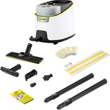 Karcher Kärcher Dampfreiniger SC 4 Deluxe, Dampfdruck: 4 bar, Aufheizzeit: 3 min., Fläche: ca. 130 m2, Tank: 0,5 l + 1,3 l, inkl. Bodenreinigungsset EasyFix, Düsen, Mikrofaser-Überzug und Bürsten