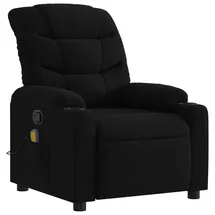 vidaXL Massagesessel 50 x 80,5 x 0 cm Schwarz mit Fernbedienung
