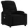 vidaXL Massagesessel 50 x 80,5 x 0 cm Schwarz mit Fernbedienung