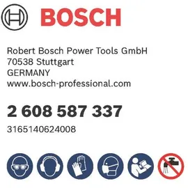 Bosch Diamanttrockenbohrkrone G 1/2 Zoll 38 mm 150 mm 3 Segmente 7 mm