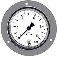 Riegler Standardmano., Frontring verchr., G 1/4 hinten, 0 -