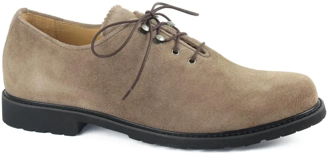dirndl & bua Haferlschuhe Modell Roth taupe Leichtsohle, Gr. 9.5 UK / 44 EU