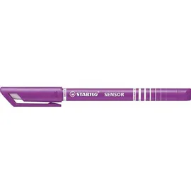 Stabilo Fineliner mit gefederter Spitze - SENSOR F - Einzelstift - lila