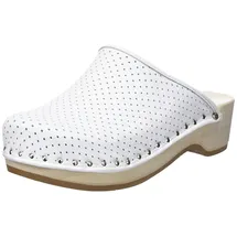 Berkemann Standard-Toeffler Pantoletten Unisex-Erwachsene, Weiß (weiß 100), 40 EU (6.5 UK)