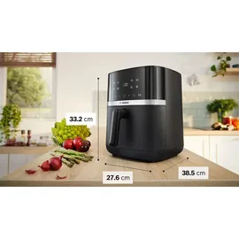 Bosch Serie 4 Heißluftfritteuse MAF462B0 Schwarz 6,1 l