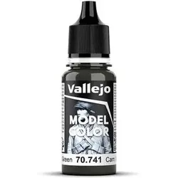 VALLEJO 770741 Tarnung Schwarz Grün, 18 ml