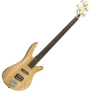 STAGG Fusion-Bass SBF-40 NAT FL Fretless E-Bassgitarre