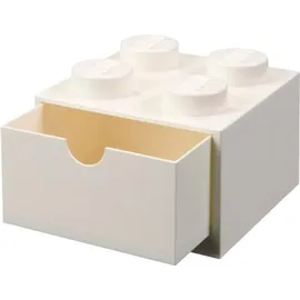 LEGO Aufbewahrungsbox mit Schublade 4-tlg. weiß