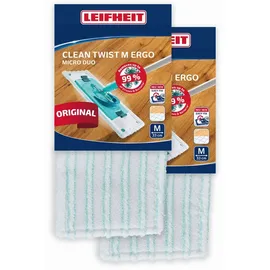 Leifheit 2er Set Wischbezug Clean Twist M Ergo micro duo 2 St