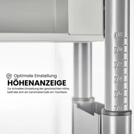 bümö Schreibtisch Eiche Nachbildung / Graphit