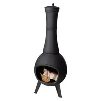 Esschert Design Terrassenofen Ø 144 cm Schwarz