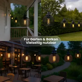 Star Trading Star Trading, Lichterkette, Sunlight, 8 ww LED - Schwarz