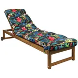 Bjird Liegenauflage 200 x 55 x 8 cm bunte Blätter 1 St.