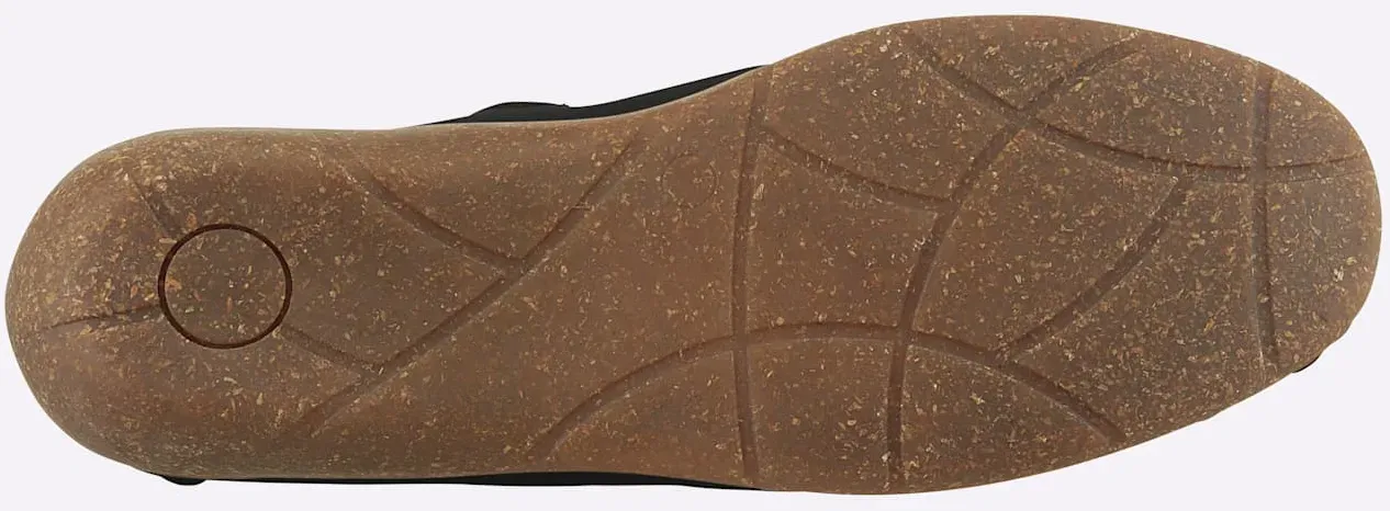 Slipper LORETTA, Damen, Gr. 40, schwarz, Glattleder, Schuhe Slipper