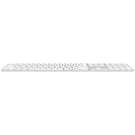 Apple Magic Keyboard mit Touch ID und Ziffernblock für Mac mit Apple Chip (USB-C), weiß/silber, USB/Bluetooth, ES (MXK73Y/A)