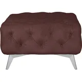 Home Affaire Polsterhocker Amaury Chesterfield-Optik 80 x 45 x 80 cm Rosa