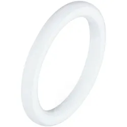 Fingerring FIRETTI "Schmuck Geschenk Edelstahl Ring Damenring Herrenring Color" Gr. 53, weiß, Fingerringe, Damen, 53, Edelstahl, 2,1mm