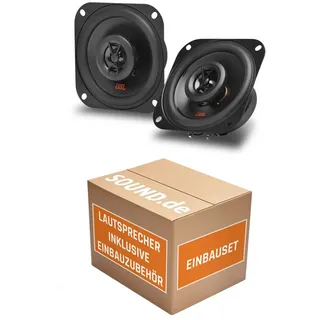 sound.de Lautsprecher Boxen JBL Stage2 424 | 2-Wege | 10cm Koax Auto Einbauzubehör - Einbauset passend für Mercedes SL R107 Front - justSOUND