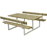 Plus Kombimöbel Basic 177 x 184 x 73 cm, 2 Rückenlehnen, Kiefer/Fichte