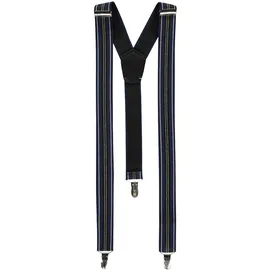 Lerros Hosenträger "Hosenträger mit Streifenvariation", Herren, Gr. Normalgrößen, blau (navy), 70% Polyester, 30% Elastan, Hosenträger