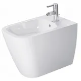 Duravit Happy D.2 Stand-Bidet Weiß WonderGliss mit Überlauf + 1 Hahnloch