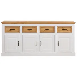 OTTO home Sideboard Selma 192 x 87 x 38 cm Weiß