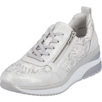 Remonte Damen D2401 Sneaker, Ice/reinweiss/Silber / 91, 40 EU - 40 EU