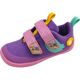 Affenzahn Barfußschuh Lucky Kreativ Tukan Lavendel / Türkis 24