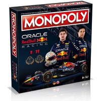 Winning Moves Spiel, Brettspiel Monopoly - Red Bull Racing (deutsch/englisch), komplett zweisprachig schwarz