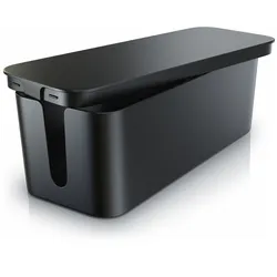 BEARWARE Kabelbox, Kabel Box mit Gummifüßen - Kabelmanagement / dezente Optik / Ladebox