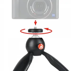 Manfrotto PIXI Mini-Stativ schwarz