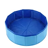 Generisch Hundepool - Faltbar, Tragbar, Hochstrapazierfähig, Für Den Sommer - Outdoor Hundepool Badewanne - Zum Spielen, Baden, Planschen, für den Innen- und Außenbereich, Garten, Terrasse,