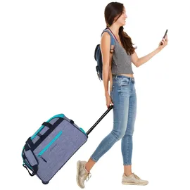 Elephant Gin Elephant 2-Rollen 55 cm / 130 l grau/türkis