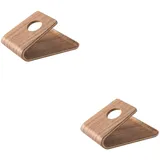 BESTonZON 2st Halterung Für Tablet-ständer Ständer Für Tablet-Halter Handy-ständerhalter Unterstützer Der Telefonbasis Holzbuchstaben Zum Basteln Tragrahmen Hölzern Tablette
