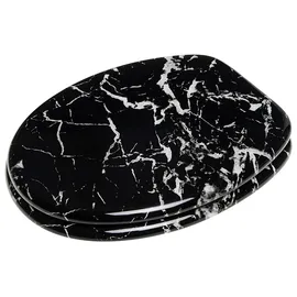 Sanilo WC-Sitz Marmor Schwarz