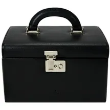 Windrose Schmuckkoffer Beluga/Leder (schwarz-legacy)