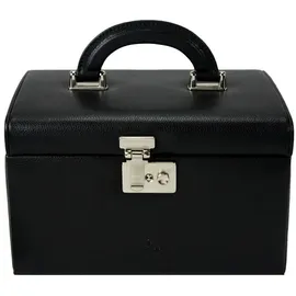 Windrose Schmuckkoffer Beluga/Leder (schwarz-legacy)