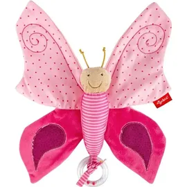 Sigikid Schmetterling Schmusetuch 27 cm Rosa