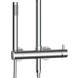 Marwell Classico Duschset verstellbar Gelb/Silber 88-118x20 cm