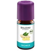 Baldini – Ingweröl BIO, 100% naturreines ätherisches Ingwer Öl Bio, Ingwer Aroma zum Einnehmen, 5ml
