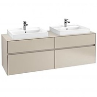 Villeroy & Boch Collaro Waschtischunterschrank C02400VK 160x54,8x50cm, für 2