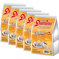 Domino Kaffeepads Karamell 18 Pads - für Senseo geeignet (5er Pack)