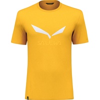 Salewa Solidlogo Dri-release Short Sleeve T-shirt gold melange (2196)