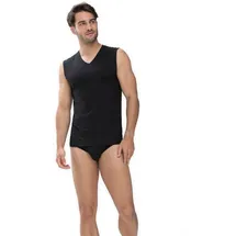 MEY Dry Cotton Muscle Shirt Schwarz XX-Large Herren