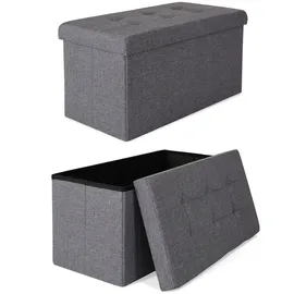 tavora Sitzhocker faltbar 76 x 38 x 38 cm 1-tlg. grau