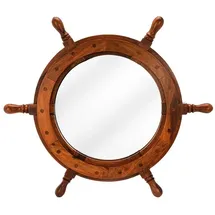 Nklaus Steuerrad Spiegel 45 x 45 cm Braun