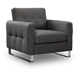 MID.YOU 1,5-Sitzer-Sofa Hera Grau